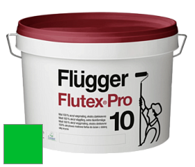Краска Flugger Flutex Pro 10 матовая моющаяся краска цвет RAL 6038 