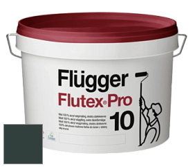 Краска Flugger Flutex Pro 10 матовая моющаяся краска цвет RAL 6012 