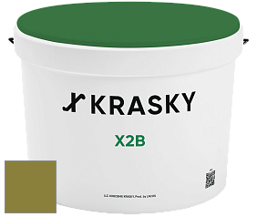 Краска X2B X Krasky глубокоматовая краска для потолков цвет NCS S 4050-G70Y 