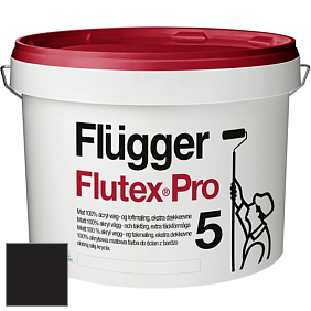 Краска Flugger Flutex Pro 5 матовая краска цвет RAL 8022 