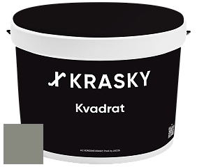 Краска X2B Kvadrat X Krasky матовая краска для потолков глубокого чёрного цвета цвет NCS S 5005-G50Y 