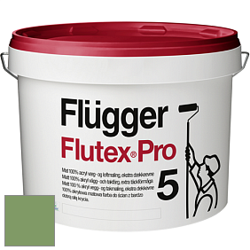 Краска Flugger Flutex Pro 5 матовая краска цвет NCS S 3040-G30Y 