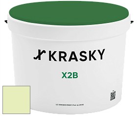 Краска X2B X Krasky глубокоматовая краска для потолков цвет NCS S 0520-G50Y 
