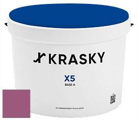 Краска X5 X Krasky матовая краска для стен и потолков цвет NCS S 3050-R30B 