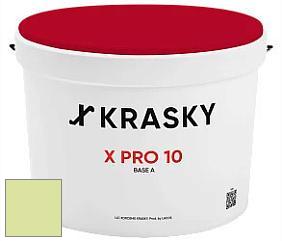 Краска X Pro 10 X Krasky матовая краска для стен и потолков цвет NCS S 0530-G50Y 