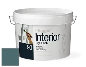 Краска Flugger Interior High Finish 90 акриловая глянцевая эмаль цвет NCS S 6020-B30G 