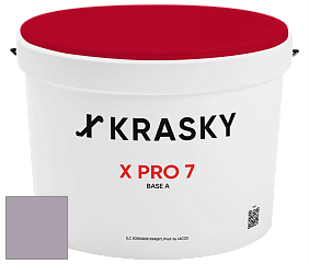 Краска X Pro 7 X Krasky матовая краска для стен и потолков цвет 4426 