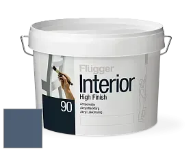 Краска Flugger Interior High Finish 90 акриловая глянцевая эмаль цвет NCS S 6020-R80B 