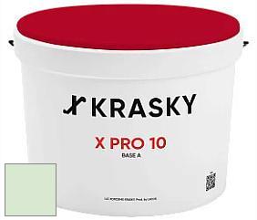 Краска X Pro 10 X Krasky матовая краска для стен и потолков цвет NCS S 0515-G20Y 