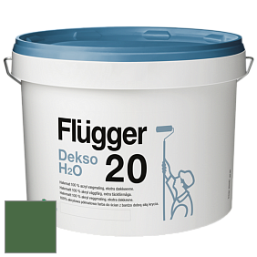 Краска Flugger Dekso H2O 20 полуматовая краска цвет NCS S 5040-G20Y 