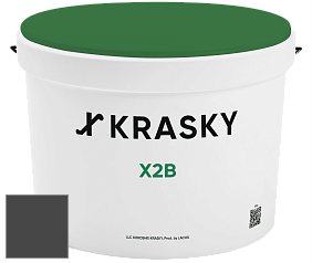 Краска X2B X Krasky глубокоматовая краска для потолков цвет NCS S 8500-N 