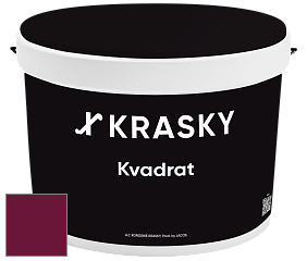 Краска X2B Kvadrat X Krasky матовая краска для потолков глубокого чёрного цвета цвет RAL 4004 