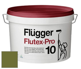 Краска Flugger Flutex Pro 10 матовая моющаяся краска цвет NCS S 4550-G50Y 