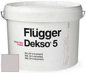 Краска Flugger Dekso 5 матовая краска цвет 5424 