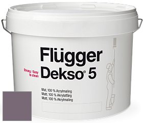 Краска Flugger Dekso 5 матовая краска цвет 4428 