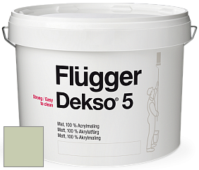 Краска Flugger Dekso 5 матовая краска цвет NCS S 1515-G40Y 
