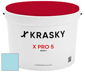 Краска X PRO 5 X Krasky матовая краска для стен и потолков цвет NO.6 