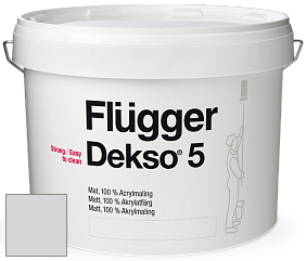 Краска Flugger Dekso 5 матовая краска цвет 5347 