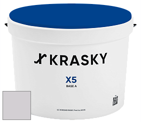 Краска X5 X Krasky матовая краска для стен и потолков цвет NCS S 1505-R40B 