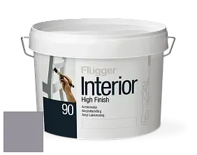 Краска Flugger Interior High Finish 90 акриловая глянцевая эмаль цвет NCS S 4010-R50B 
