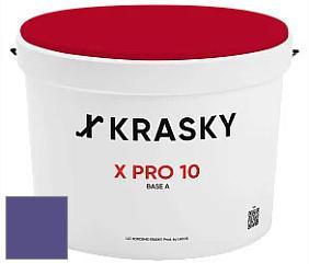 Краска X Pro 10 X Krasky матовая краска для стен и потолков цвет NCS S 4050-R60B 
