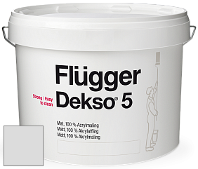 Краска Flugger Dekso 5 матовая краска цвет 5346 