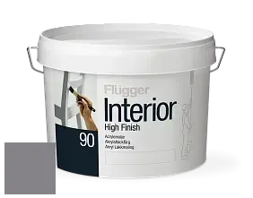 Краска Flugger Interior High Finish 90 акриловая глянцевая эмаль цвет 5487 