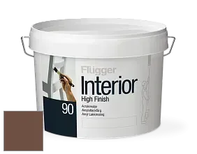 Краска Flugger Interior High Finish 90 акриловая глянцевая эмаль цвет 3378 