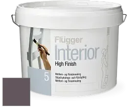 Краска Flugger Interior High Finish 5 матовая акриловая краска-грунт цвет NCS S 7010-R30B 