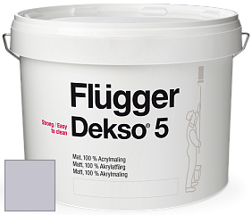 Краска Flugger Dekso 5 матовая краска цвет 5453 