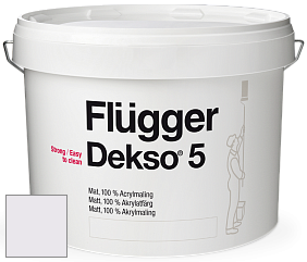 Краска Flugger Dekso 5 матовая краска цвет 5441 
