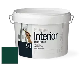 Краска Flugger Interior High Finish 90 акриловая глянцевая эмаль цвет RAL 6005 