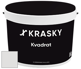 Краска X2B Kvadrat X Krasky матовая краска для потолков глубокого чёрного цвета цвет NCS S 1001-R 