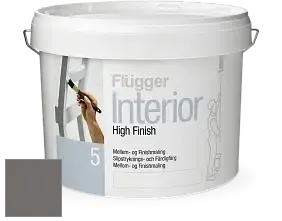 Краска Flugger Interior High Finish 5 матовая акриловая краска-грунт цвет NCS S 6502-Y 