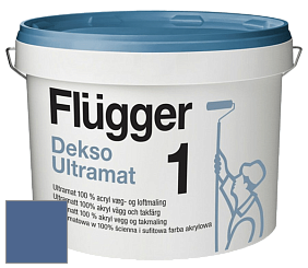Краска Flugger Dekso 1 ультраматовая краска цвет RAL 5023 