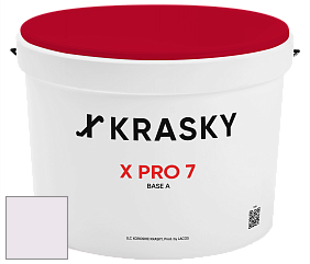 Краска X Pro 7 X Krasky матовая краска для стен и потолков цвет NCS S 0507-R40B 