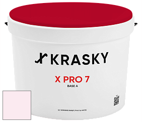 Краска X Pro 7 X Krasky матовая краска для стен и потолков цвет 1421 