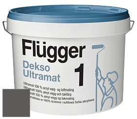 Краска Flugger Dekso 1 ультраматовая краска цвет NCS S 7502-R 