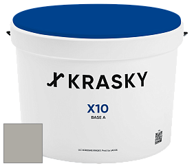 Краска X10 X Krasky шелковисто-матовая краска для стен и потолков цвет 5376 