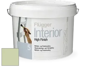 Краска Flugger Interior High Finish 5 матовая акриловая краска-грунт цвет NCS S 1020-G40Y 