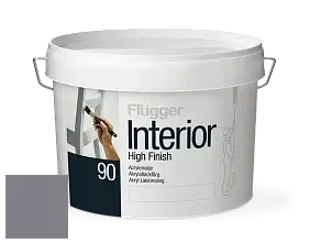 Краска Flugger Interior High Finish 90 акриловая глянцевая эмаль цвет 5477 