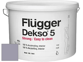 Краска Flugger Dekso 5 матовая краска цвет 5456 