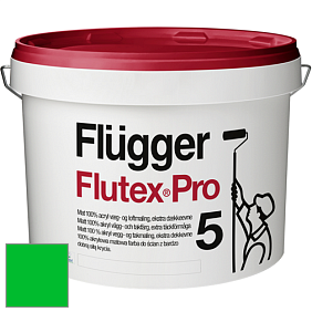 Краска Flugger Flutex Pro 5 матовая краска цвет RAL 6038 