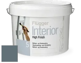 Краска Flugger Interior High Finish 5 матовая акриловая краска-грунт цвет NCS S 6010-B10G 