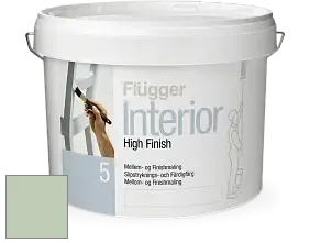 Краска Flugger Interior High Finish 5 матовая акриловая краска-грунт цвет NCS S 1515-G20Y 
