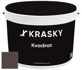 Краска X2B Kvadrat X Krasky матовая краска для потолков глубокого чёрного цвета цвет 5438 
