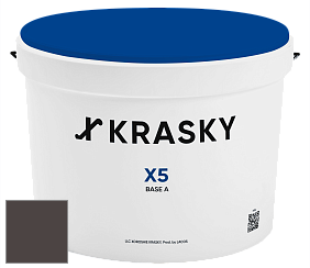 Краска X5 X Krasky матовая краска для стен и потолков цвет 5488 