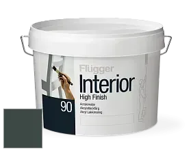 Краска Flugger Interior High Finish 90 акриловая глянцевая эмаль цвет NCS S 8010-B90G 