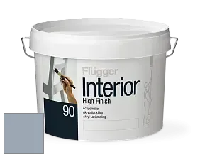 Краска Flugger Interior High Finish 90 акриловая глянцевая эмаль цвет NCS S 3010-R80B 