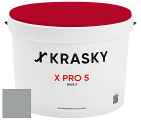 Краска X PRO 5 X Krasky матовая краска для стен и потолков цвет 5546 
